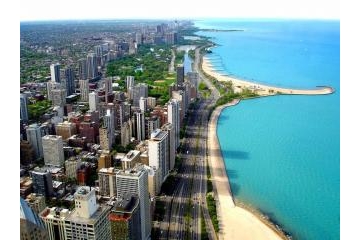 Swimming at Lake Michigan